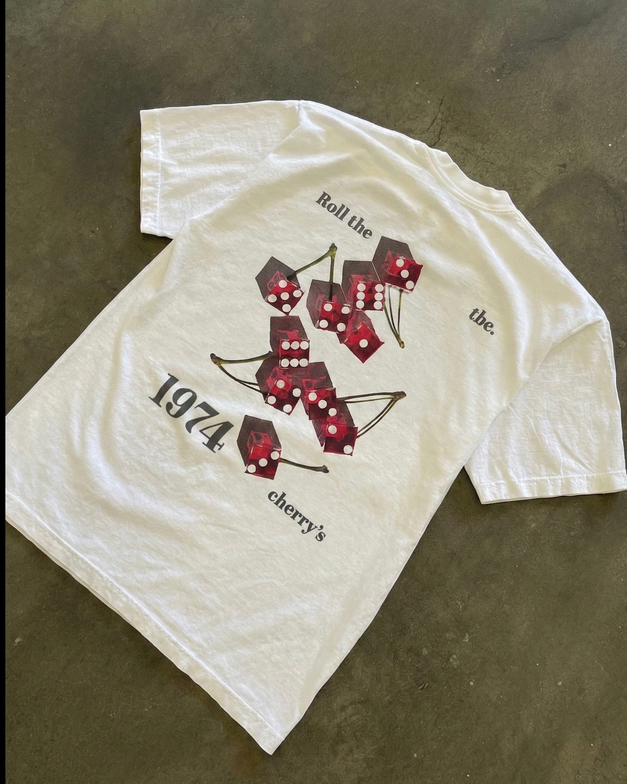 roll the cherry tee