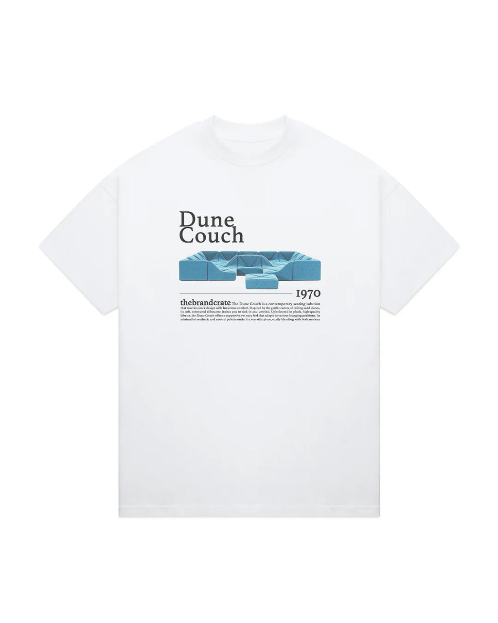 blue couch tee