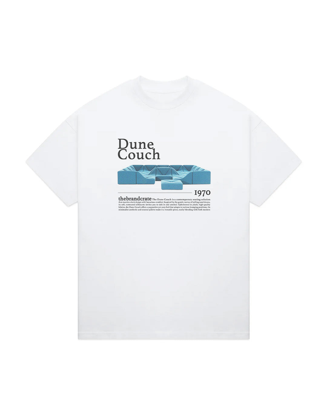 blue couch tee
