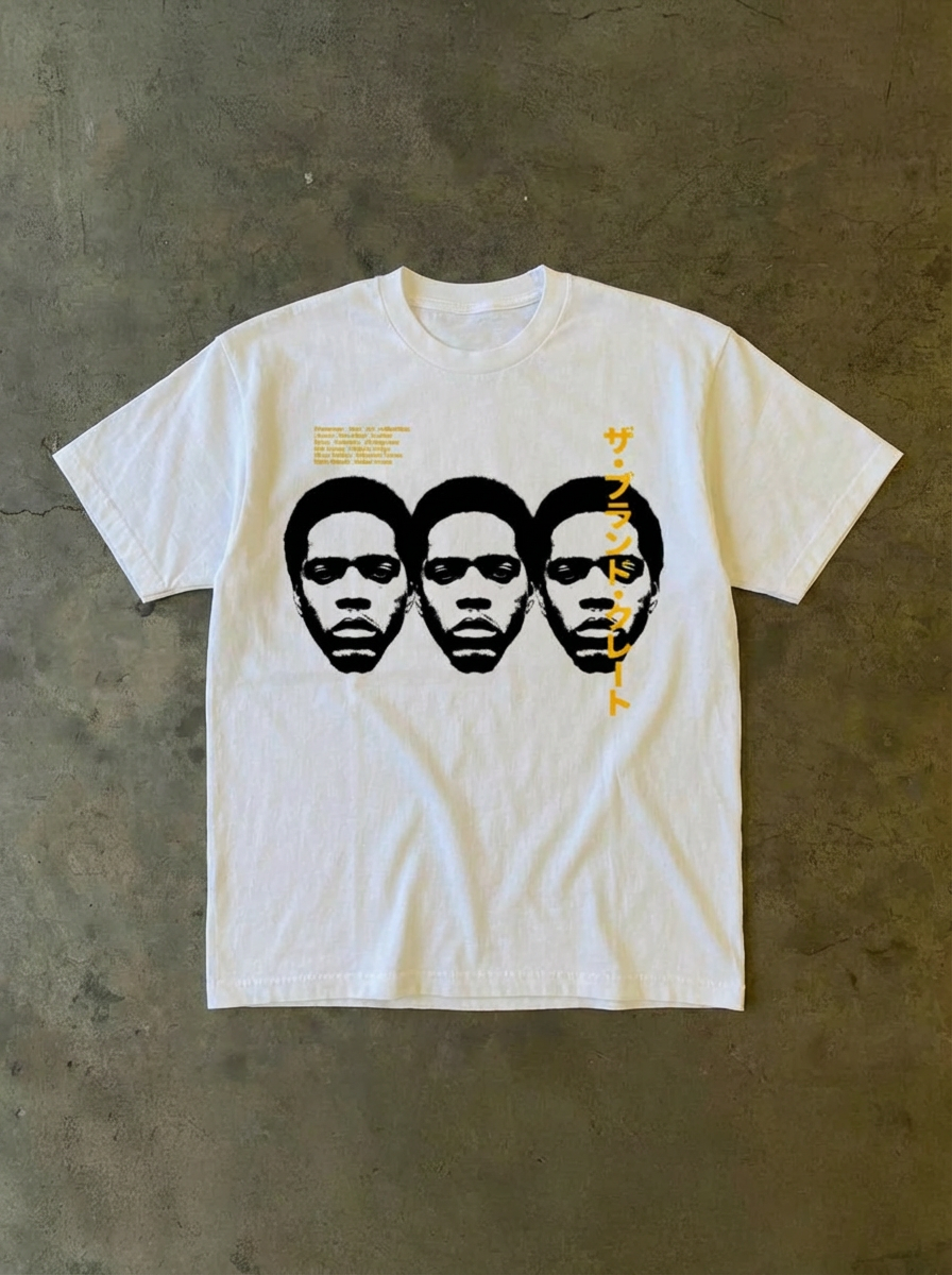 three faces tee