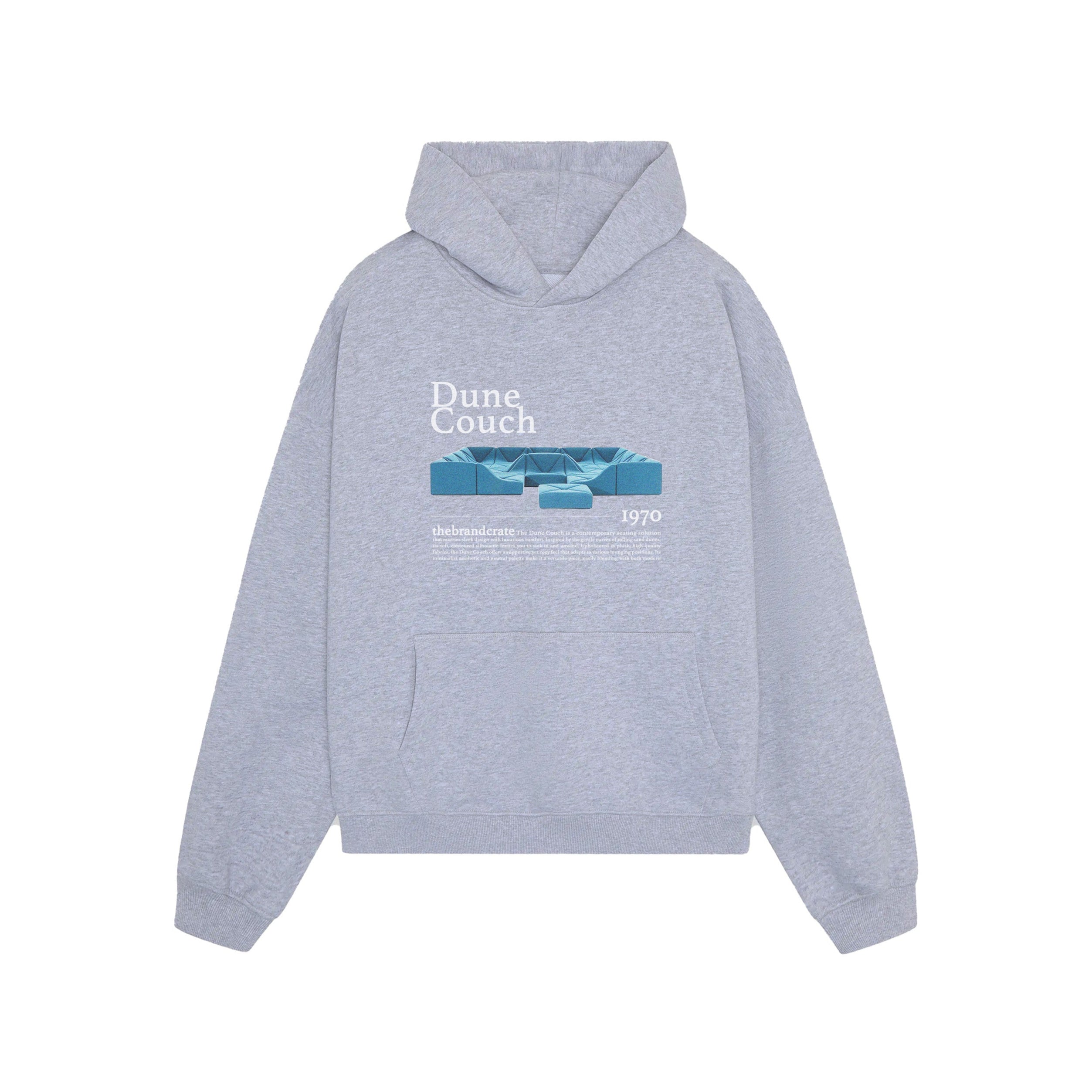 blue couch hoodie