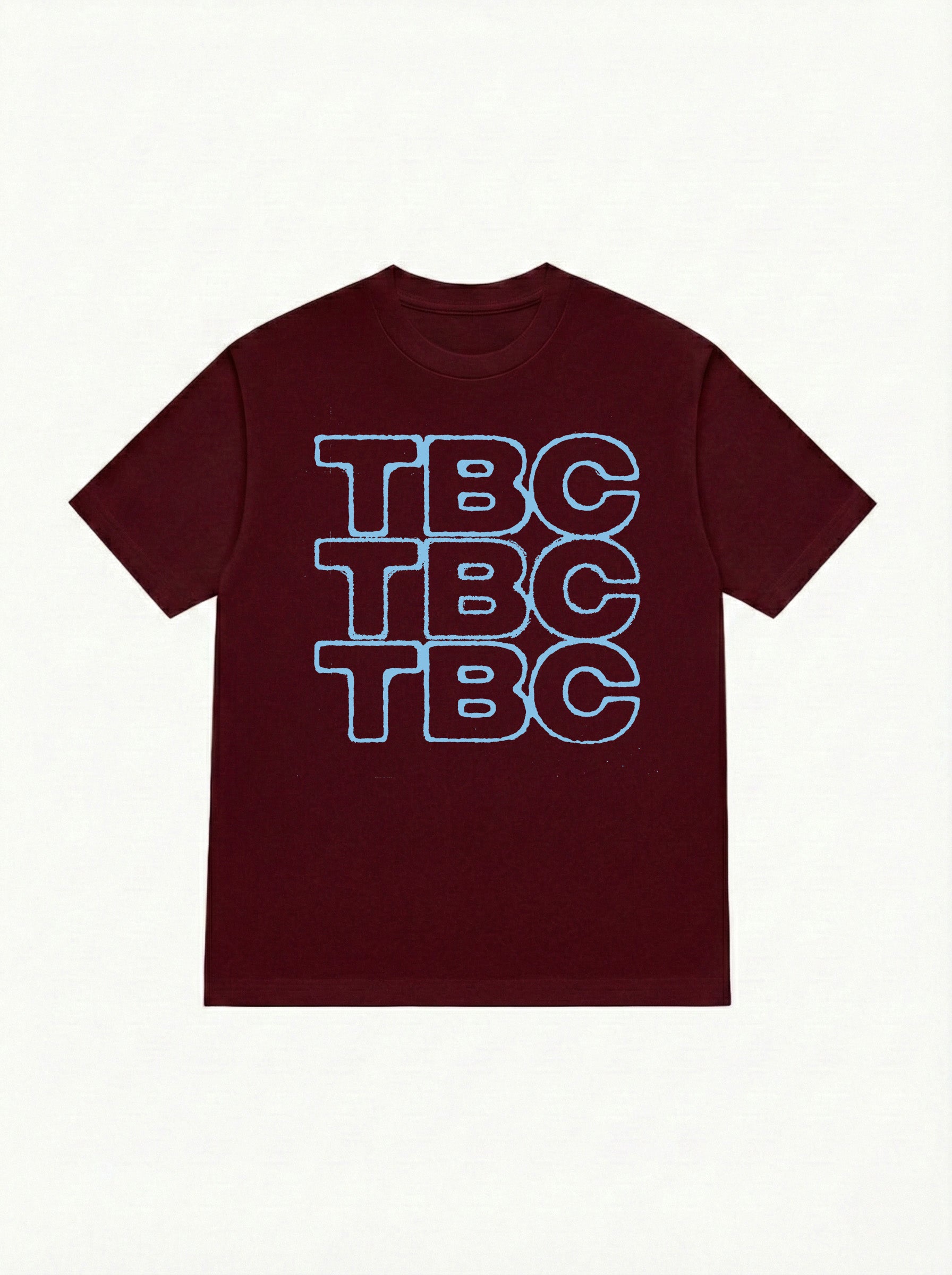 tbc maroon tee