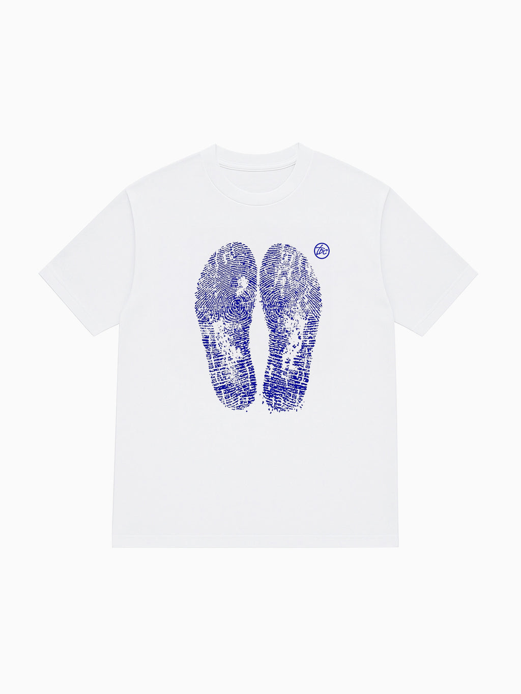 footprint white tee