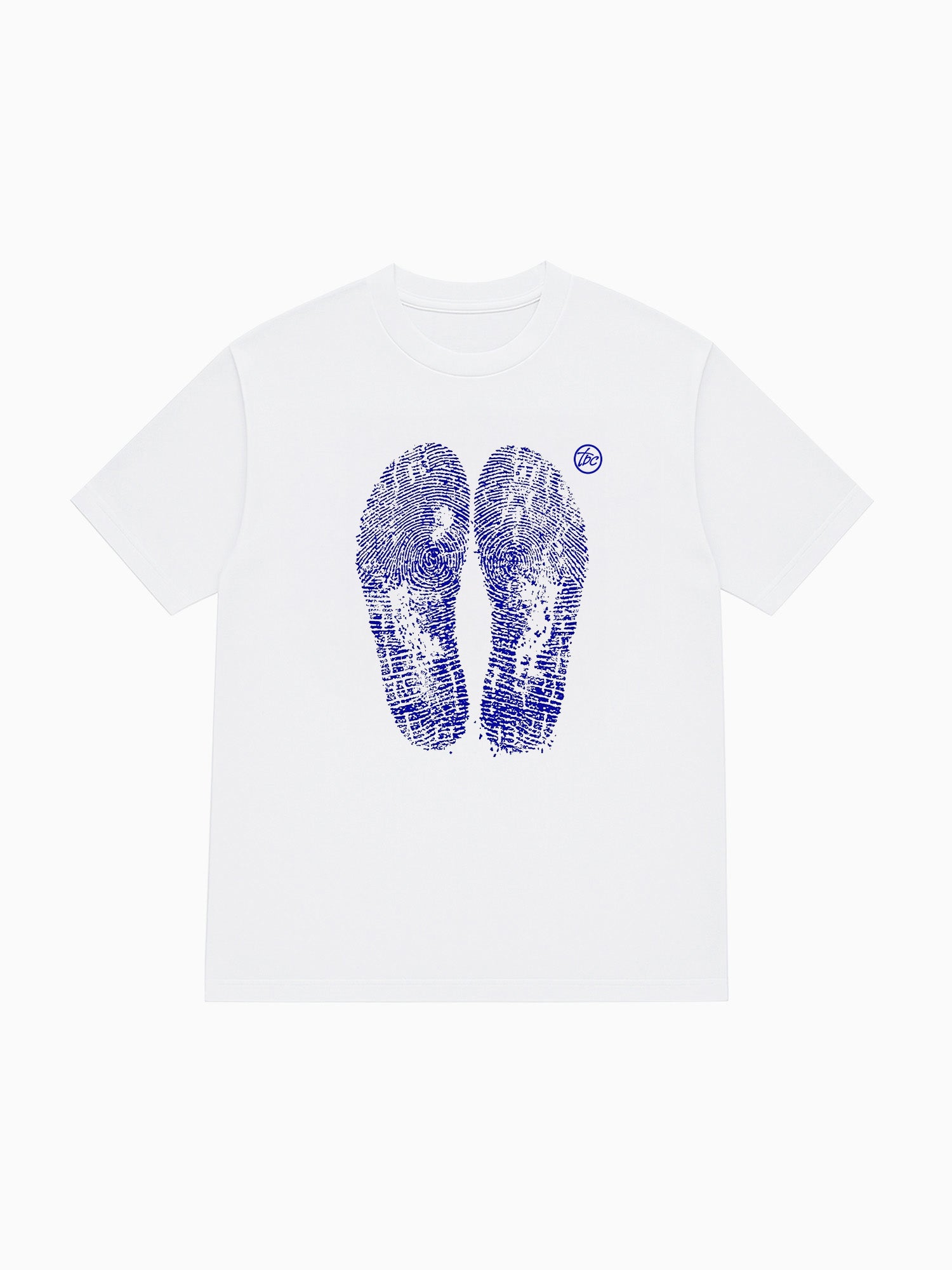 footprint white tee