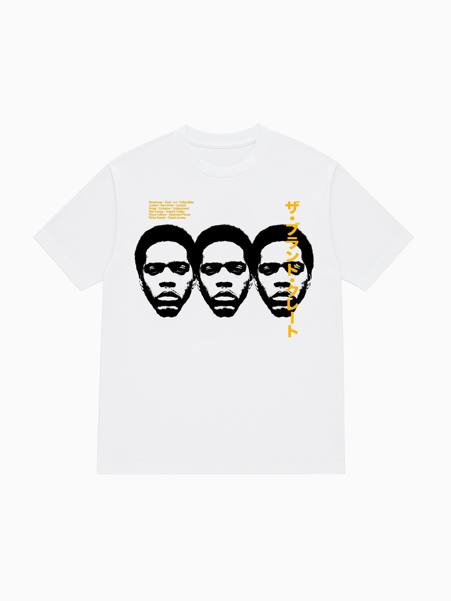 three faces tee