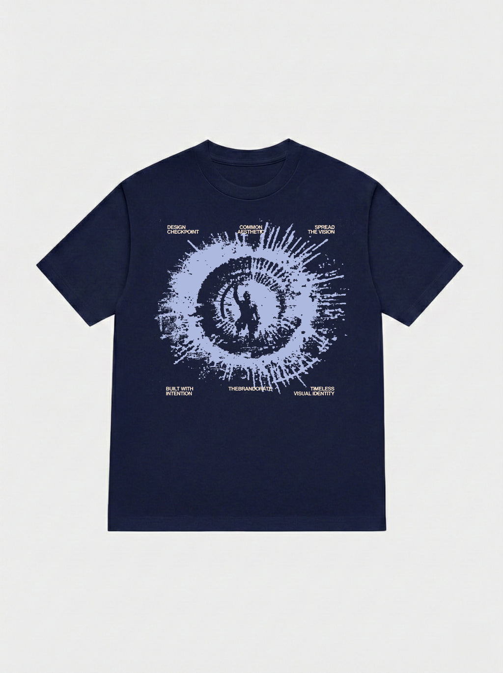 explosion navy tee