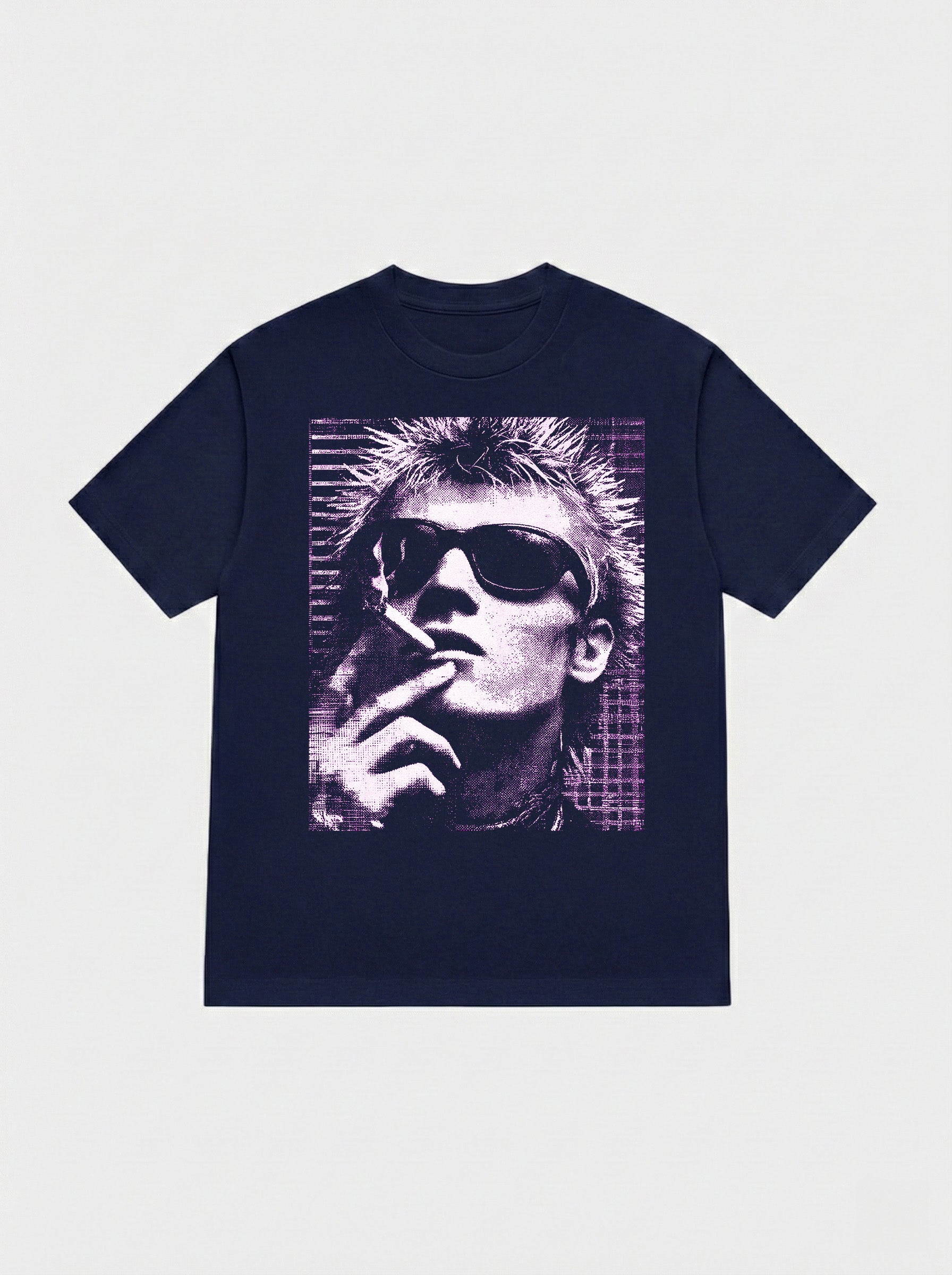 smokn navy tee