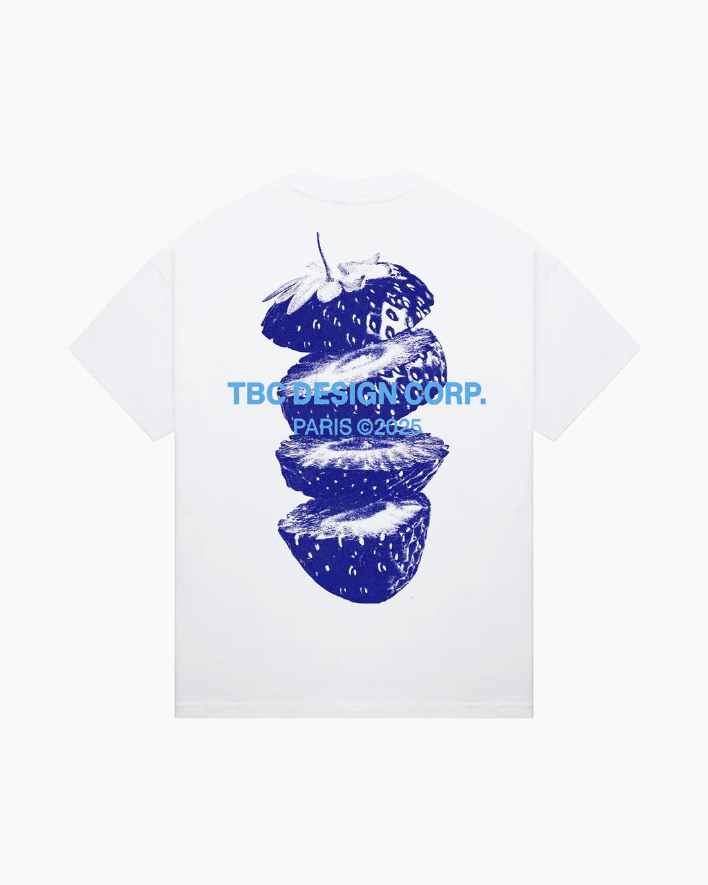 BLUE STRAWBERRY TEE