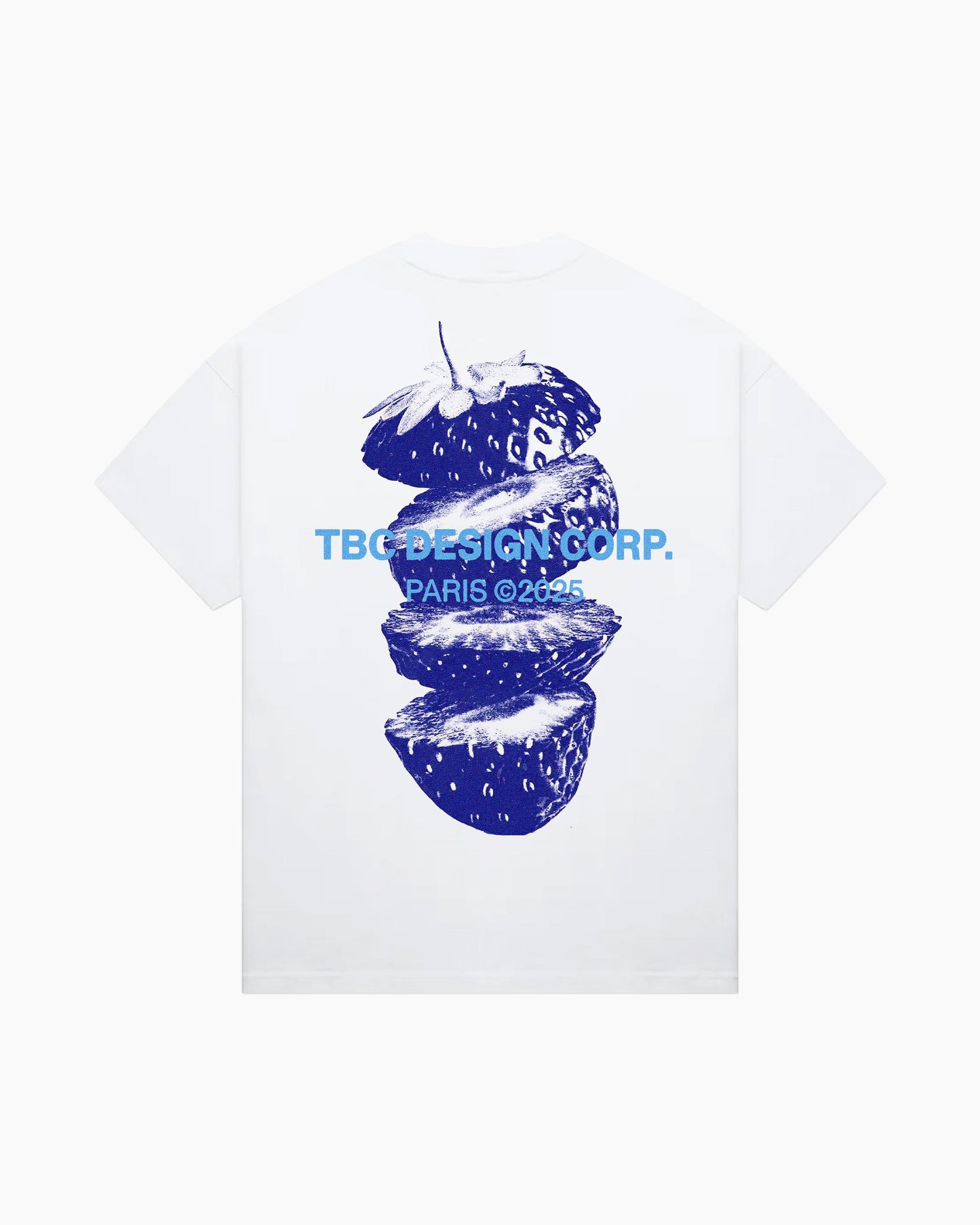 BLUE STRAWBERRY TEE