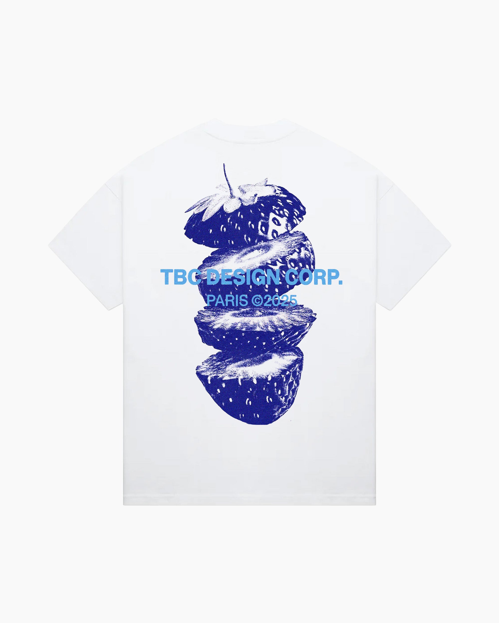 BLUE STRAWBERRY TEE