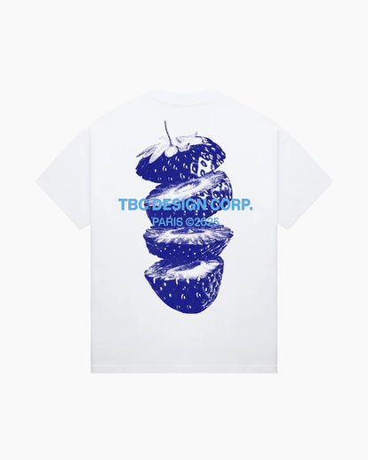 BLUE STRAWBERRY TEE