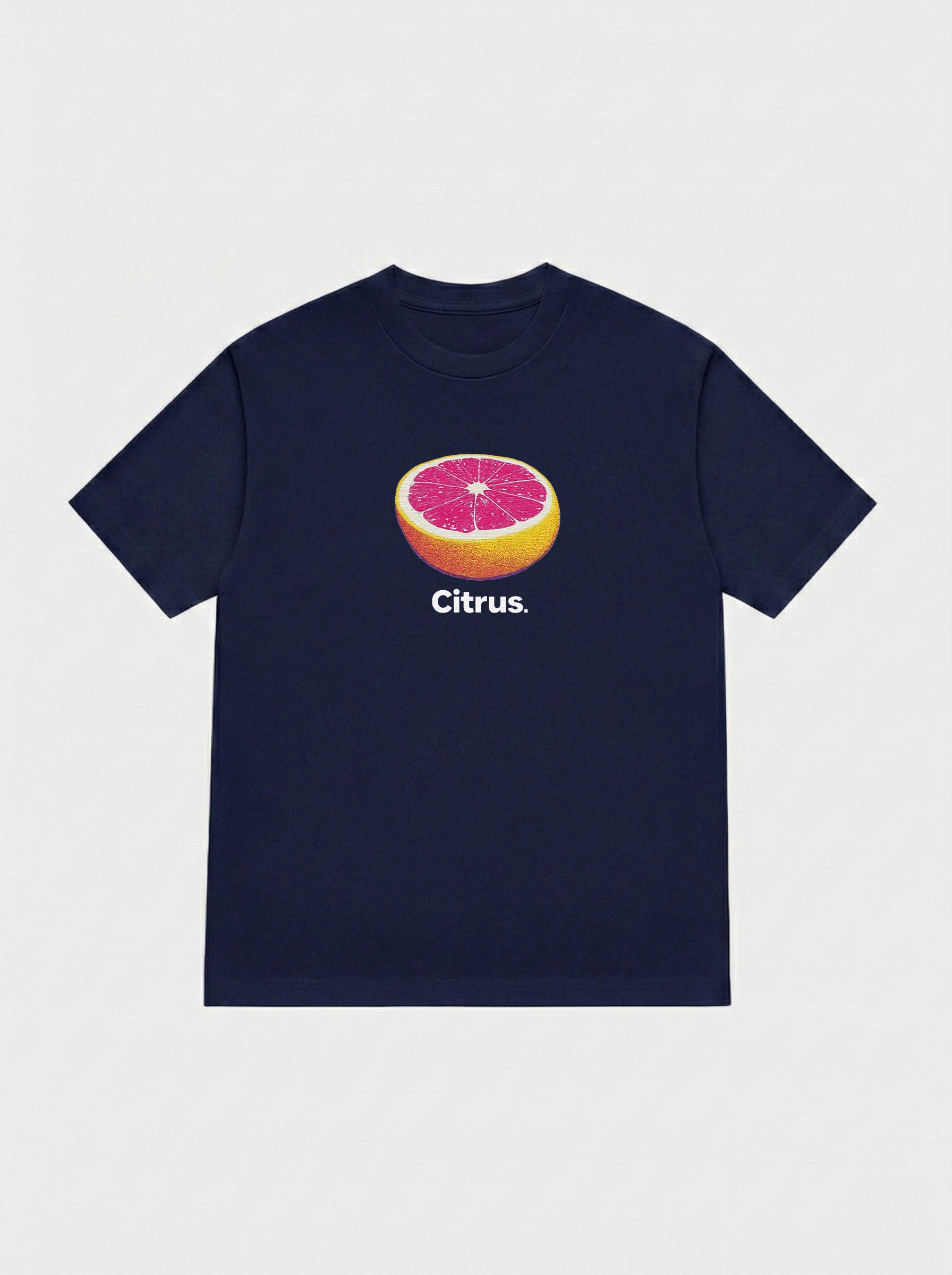 citrus navy tee