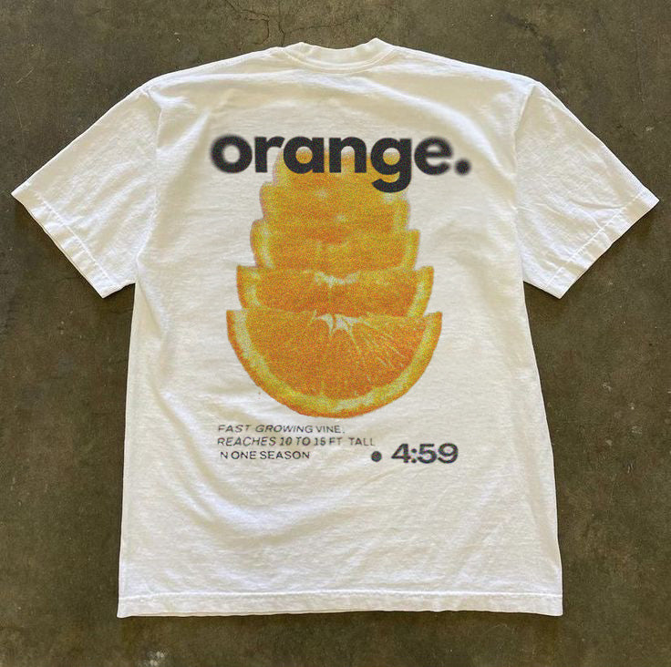 orange tee